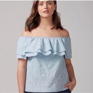NWT LANE BRYANT | chambray top 18 / 20